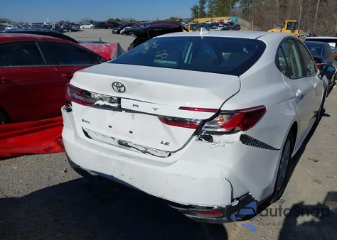 2025 Toyota Camry Le from USA, damaged, VIN 4T1DAACK6SU053214